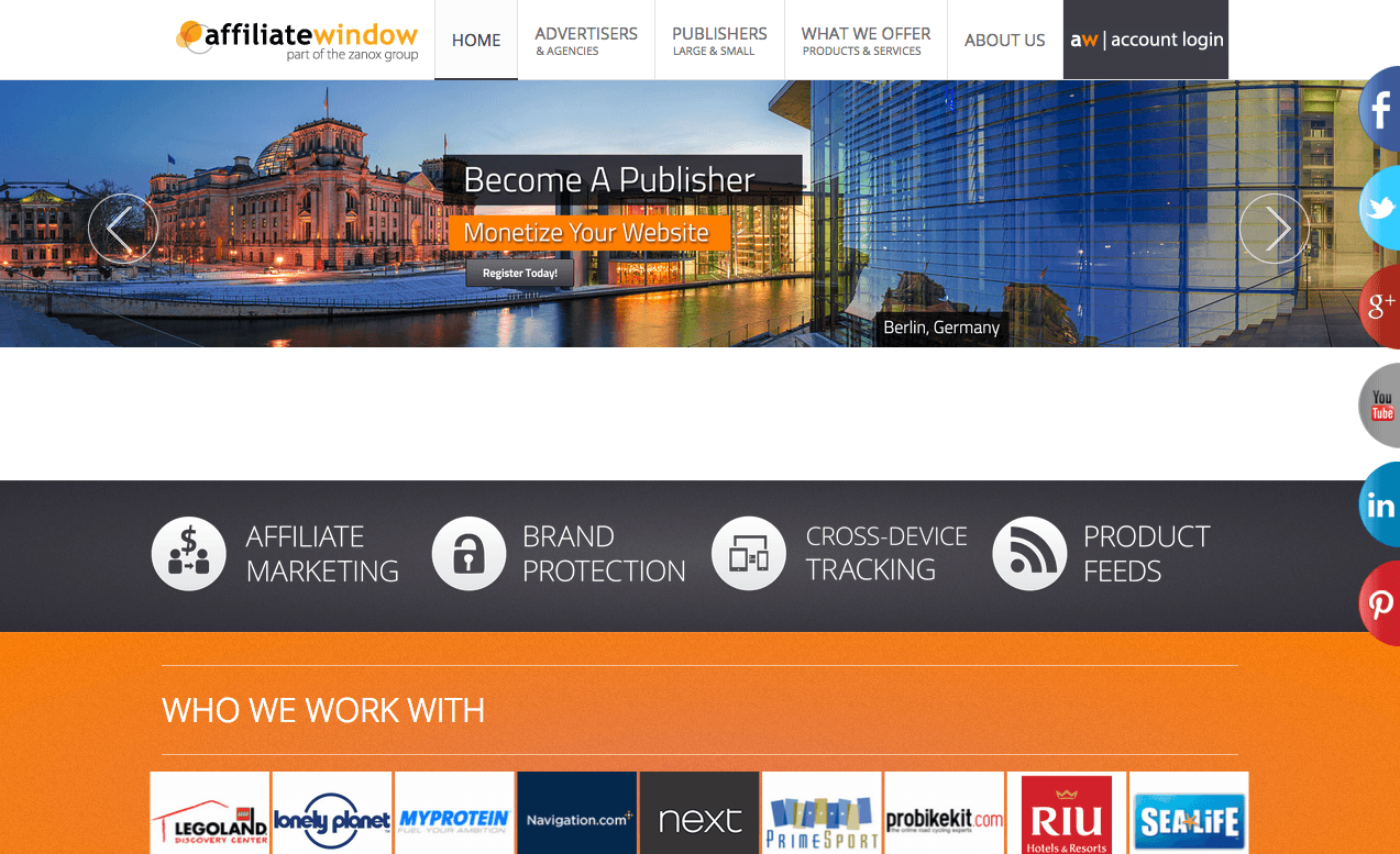 affiliate window广告联盟