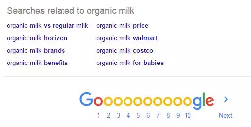 google search related关键词搜索查询