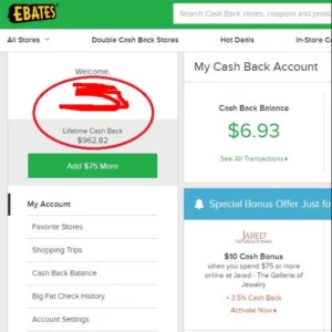 ebates现金返还
