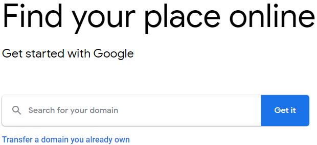 谷歌域名注册