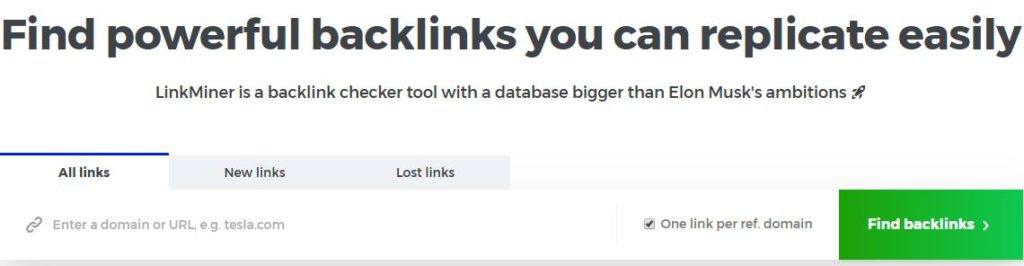 linkminer反向链接分析工具