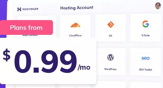 Hostinger主机-1个 wordpress建站方案