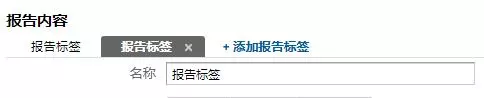 选择自定义报告类型