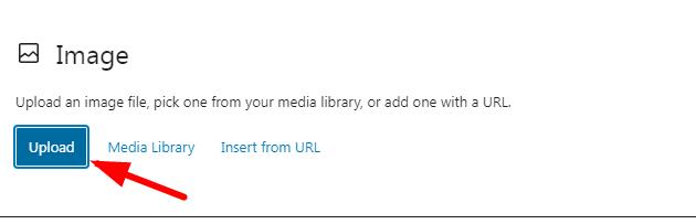 how to upload image to post