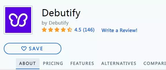 Capterra 对Dbutify的5星评价