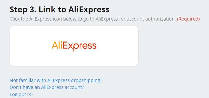 关联 AliExpress 帐户