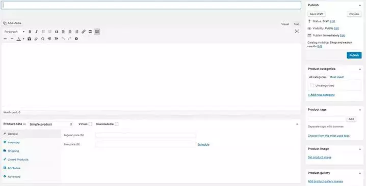 WooCommerce 用于在线销售产品