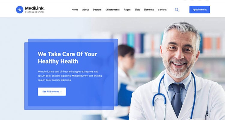 Medilink 健康与医疗 WordPress 主题